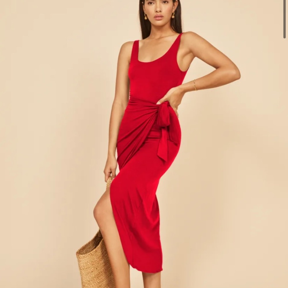 Reformation wrap dress